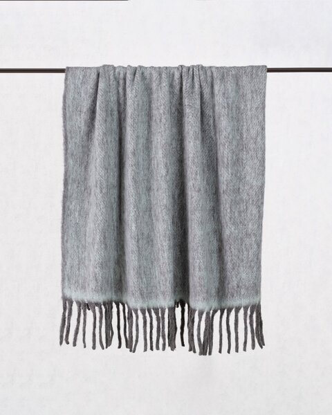 Cozy pléd 130x170cm szürke-menta