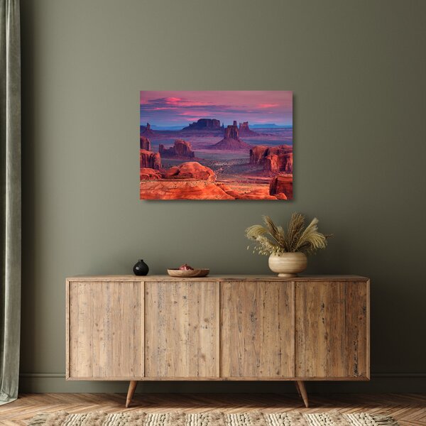 Üveg kép - Hunts Mesa (70x50 cm)