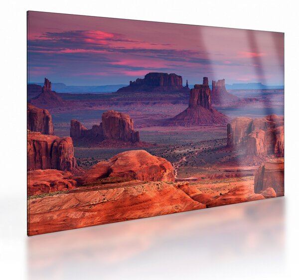 Üveg kép - Hunts Mesa (70x50 cm)