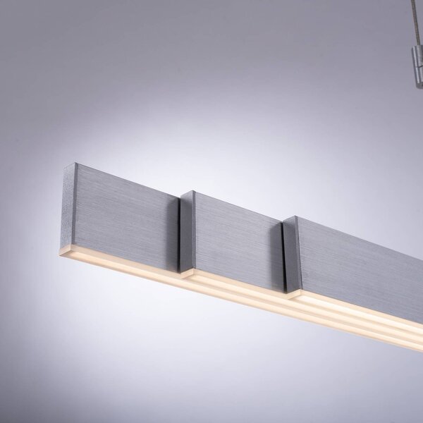 PURE LED lógó világítás Moto, gyémánt, dimmelhető, dimmelhető, Alu / szürke / cink, Nappali / Étkező, fém, Modern
