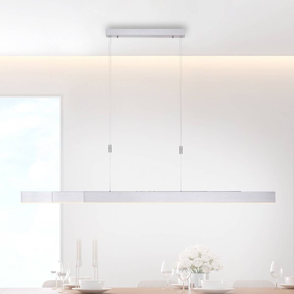 PURE LED lógó világítás Moto, gyémánt, dimmelhető, dimmelhető, Alu / szürke / cink, Nappali / Étkező, fém, Modern