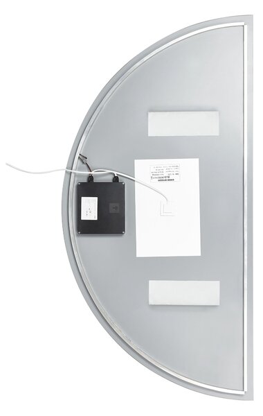 LED fürdőszobai tükör LOUE 50 cm 100 cm Ezüst