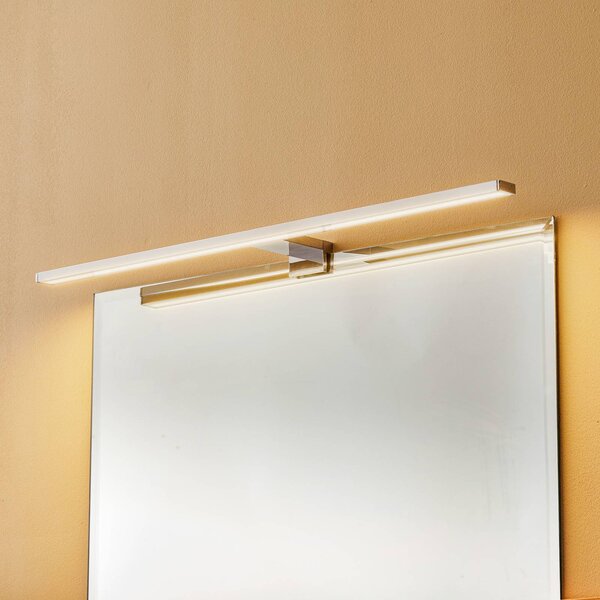 Briloner Dun LED tükörvilágítás, 60 cm, Króm / ezüst, Fürdőszoba, fém, Modern
