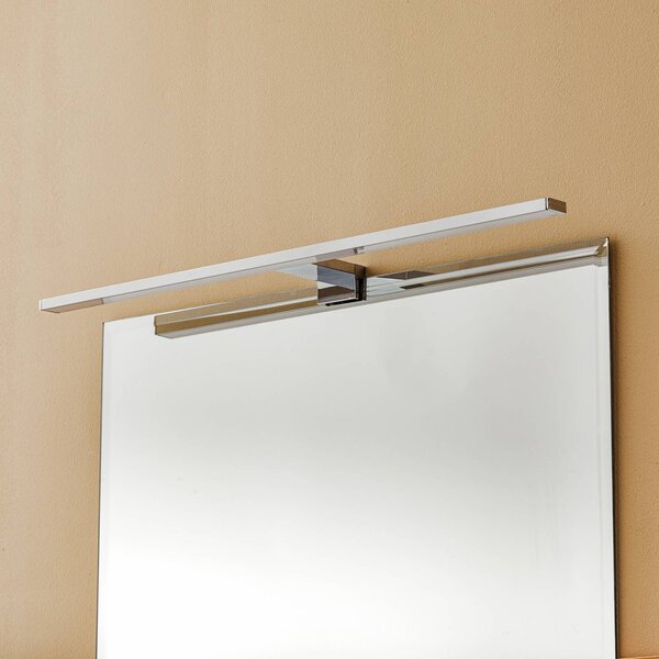 Briloner Dun LED tükörvilágítás, 60 cm, Króm / ezüst, Fürdőszoba, fém, Modern