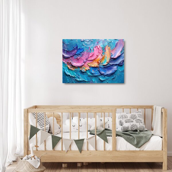 Üveg kép - Olajfestmény (70x50 cm)