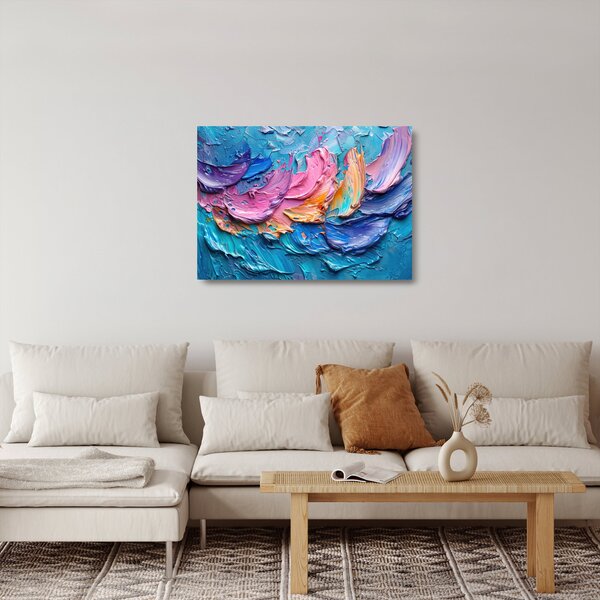 Üveg kép - Olajfestmény (70x50 cm)