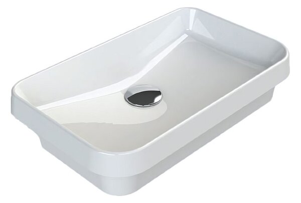 CeraStyle GRAND - PULTBA félig beültethető - Top Counter - porcelán mosdó - 49 x 30 cm