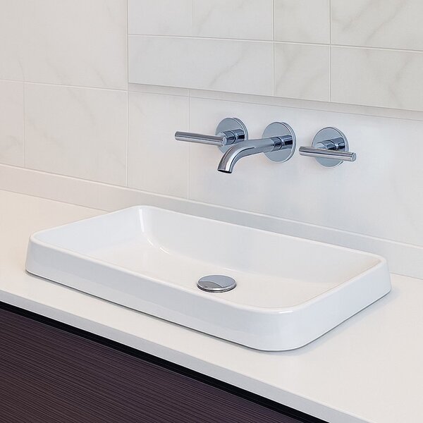 CeraStyle GRAND - PULTBA félig beültethető - Top Counter - porcelán mosdó - 49 x 30 cm