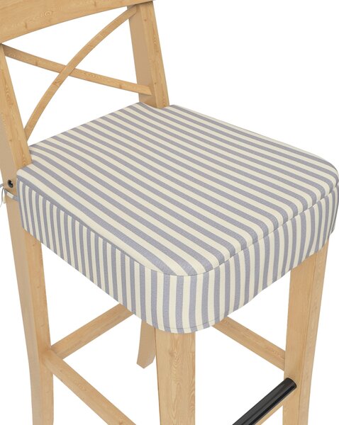 Ülőpárna Ikea Ingolf bárszékhez termék színe sötétkék szövet mintás