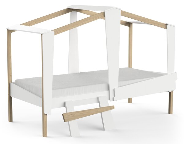 CABANE házikó gyerekágy 90x200 - fehér