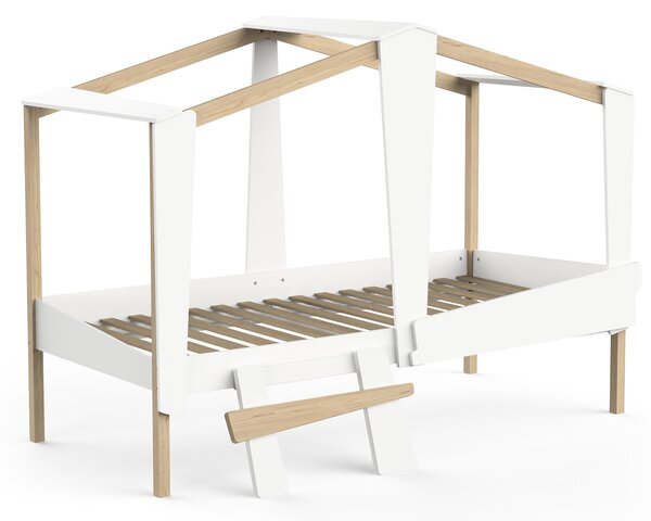 CABANE házikó gyerekágy 90x200 - fehér