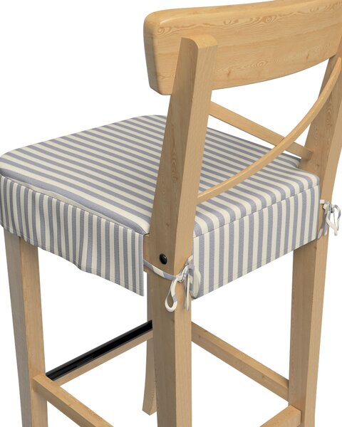 Ülőpárna Ikea Ingolf bárszékhez termék színe sötétkék szövet mintás