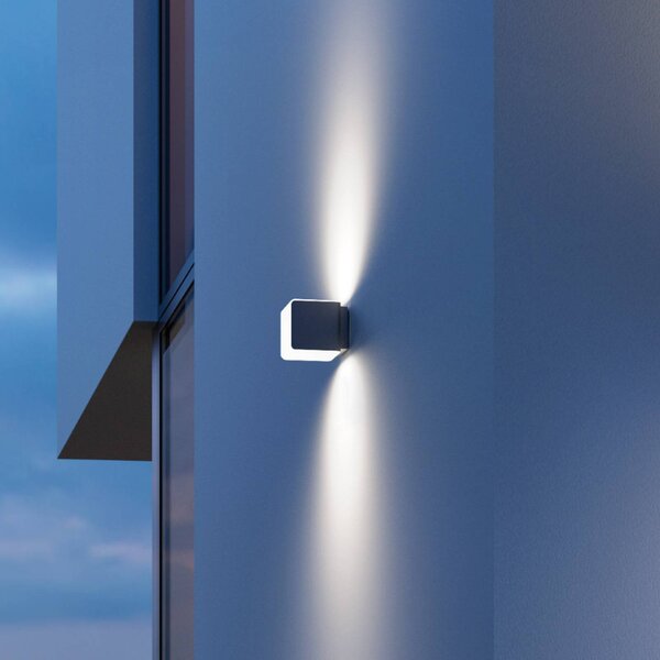 STEINEL L 830 C LED kültéri fali lámpa, antracit színben, dimmelhető, Alu / szürke / cink, Műanyag, Modern