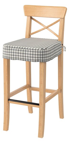 Ülőpárna Ikea Ingolf bárszékhez termék színe szürke szövet mintás