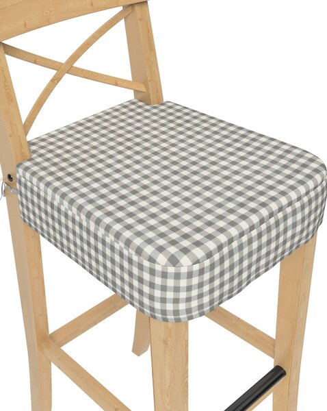 Ülőpárna Ikea Ingolf bárszékhez termék színe szürke szövet mintás