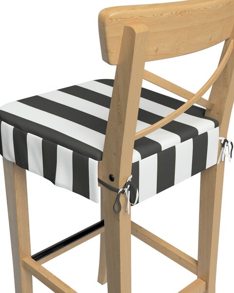 Ülőpárna Ikea Ingolf bárszékhez termék színe fekete szövet mintás