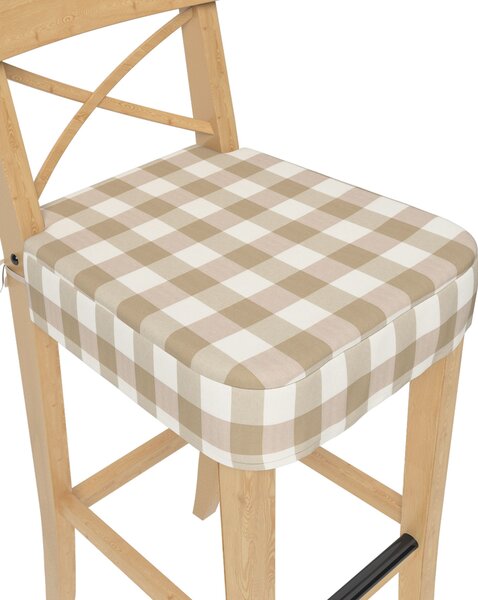 Ülőpárna Ikea Ingolf bárszékhez termék színe bézs szövet mintás