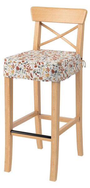Ülőpárna Ikea Ingolf bárszékhez termék színe narancssárga szövet fonott, mintás