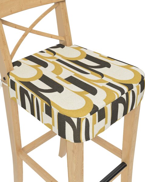 Ülőpárna Ikea Ingolf bárszékhez termék színe színes szövet fonott, mintás