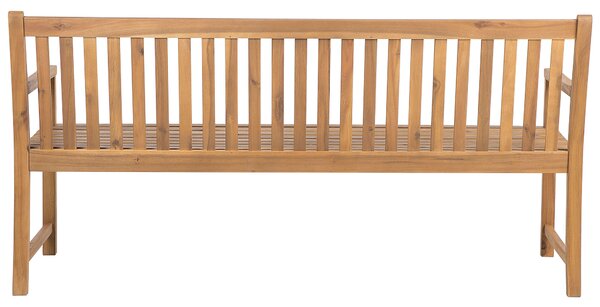 Kerti pad VIVARA 180 cm Tanúsított akácfa Világosbarna
