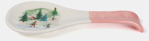 Sinsay - Kanáltartó téli táj motívummal - pasztellpink