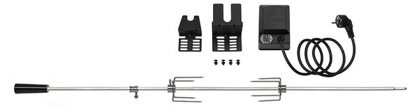 Grill nyárs + 220 V elektromos motorral a RANGLER grillhez