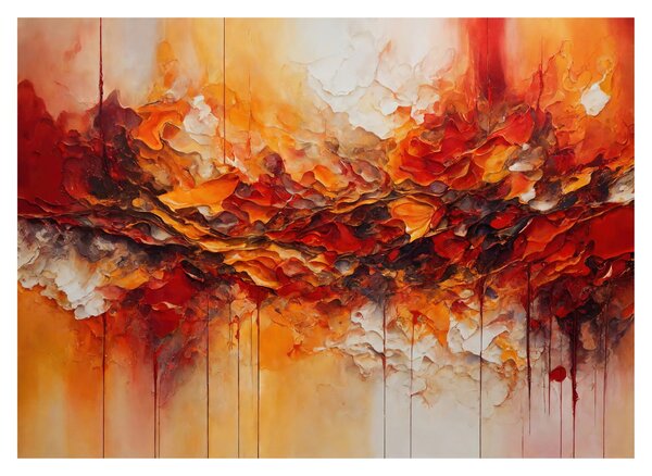 Üveg kép - Absztrakció (70x50 cm)