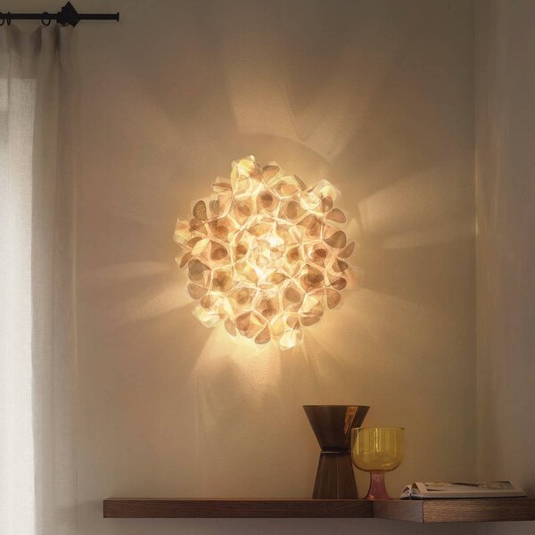 Slamp Clizia Mama Non fali lámpa arany Ø53cm, dimmelhető, Sárgaréz / arany, Nappali / Étkező, Műanyag, Dizájn