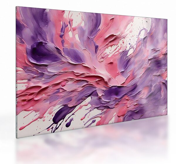 Üveg kép - Romantikus absztrakció (70x50 cm)