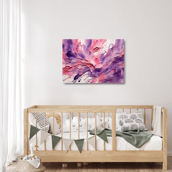 Üveg kép - Romantikus absztrakció (70x50 cm)