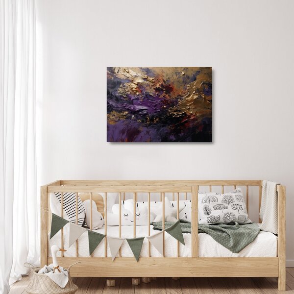 Üveg kép - Texturált absztrakció (70x50 cm)