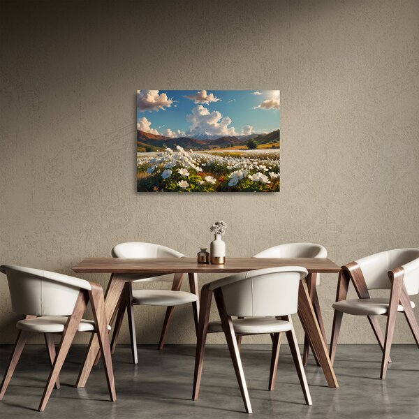 Üveg kép - Csendes táj (70x50 cm)