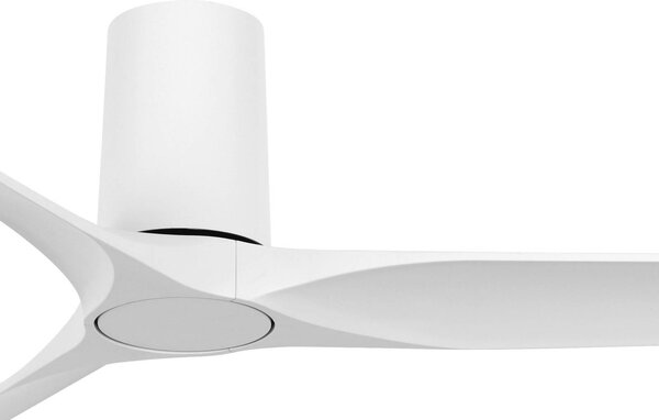 Beacon Lighting Londo fehér mennyezeti ventilátor, DC-motor, átmérő 132 cm, csendes, Fehér / opál, Nappali / Étkező, Műanyag, Modern