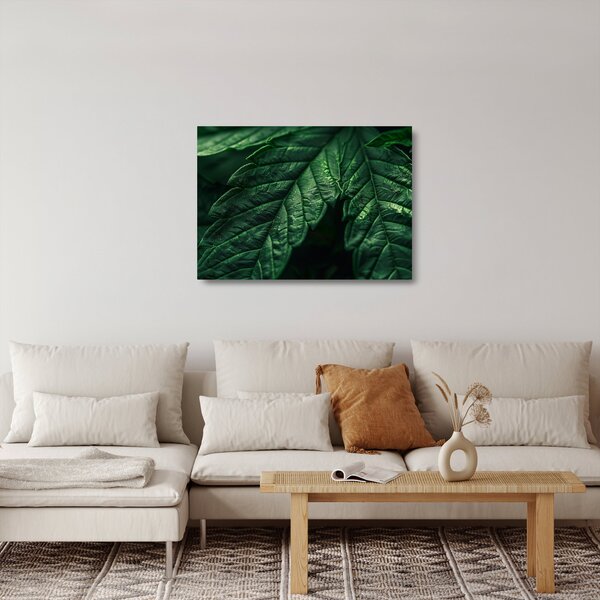 Üveg kép - A lap részletei (70x50 cm)