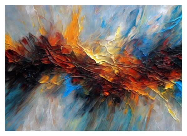 Üveg kép - Színes textúra (70x50 cm)
