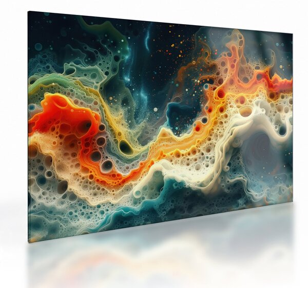 Üveg kép - Modern absztrakció (70x50 cm)