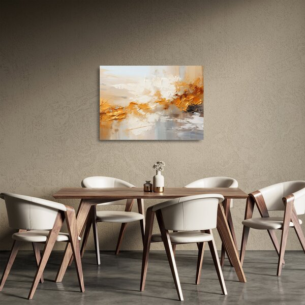 Üveg kép - Arany textúra (70x50 cm)
