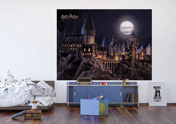 Gyerek fotó tapéta Harry Potter Roxfort Hold 252 x182 cm, 4 részből áll