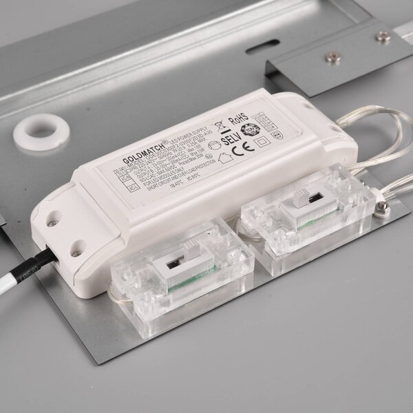 Trio Lighting LED mennyezeti világítás Doha, CCT, kávészín, Barna / rozsda, Nappali / Étkező, fém