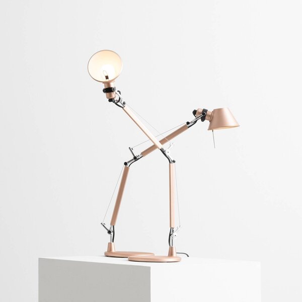 Artemide Tolomeo Micro asztali világítás, réz, Réz, Nappali / Étkező, Alumínium, Dizájn