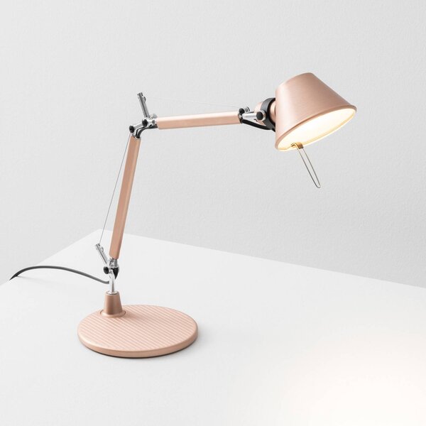 Artemide Tolomeo Micro asztali világítás, réz, Réz, Nappali / Étkező, Alumínium, Dizájn