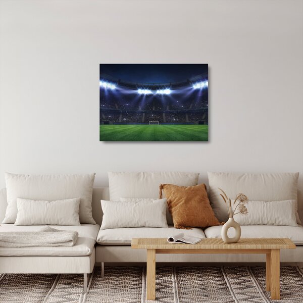 Üveg kép - Labdarúgó stadion (70x50 cm)