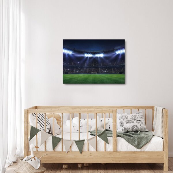 Üveg kép - Labdarúgó stadion (70x50 cm)