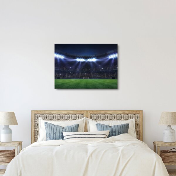 Üveg kép - Labdarúgó stadion (70x50 cm)