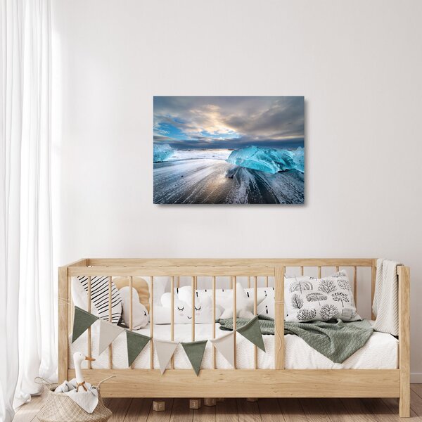 Üveg kép - Diamond Beach (70x50 cm)