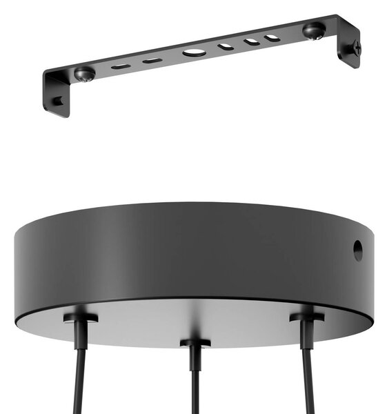 EGLO LED függőlámpa Zillerio-Z fekete ZigBee CCT dim ZigBee, dimmelhető, Fekete, Nappali / Étkező, Alumínium, Modern
