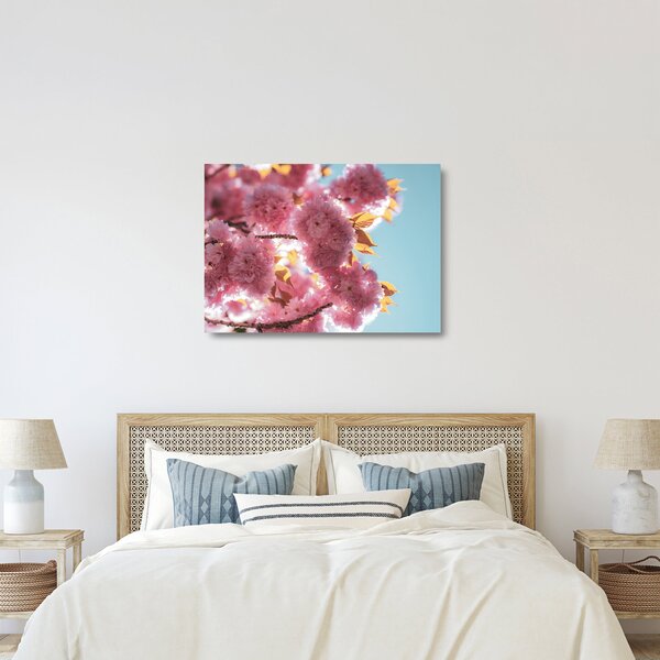 Üveg kép - Cseresznyevirág (70x50 cm)