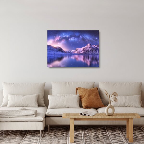 Üveg kép - Sarkvidéki táj (70x50 cm)
