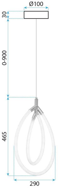 LED lámpa G017-CP Gold