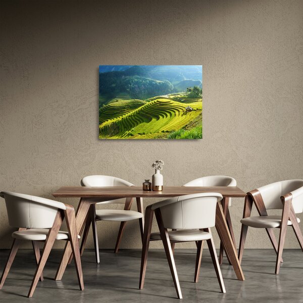 Üveg kép - Rice Terraces koncert (70x50 cm)